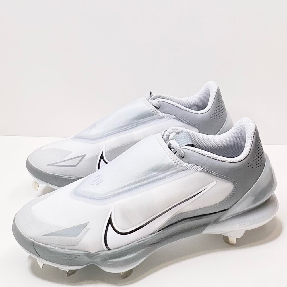 NEW Nike Men's Force Zoom Trout 8 Pro Metal Baseball Cleats in Grey Size 9.5 - Picture 6 of 13